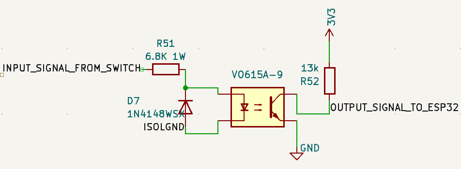 Optocoupler Schematic